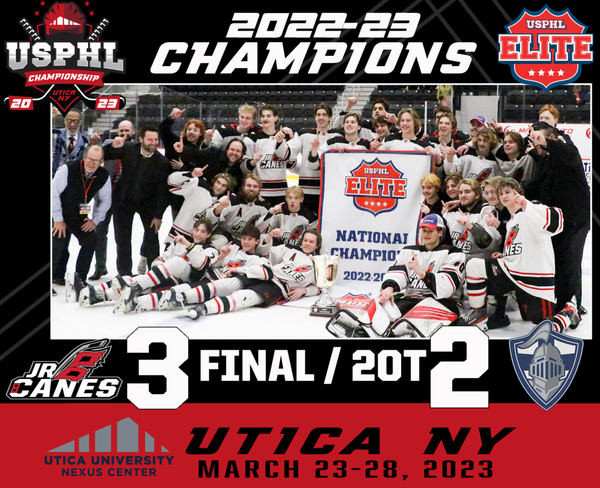 USPHLNationals: Carolina Jr. Hurricanes Capture 2022-23 USPHL Elite  National Championship