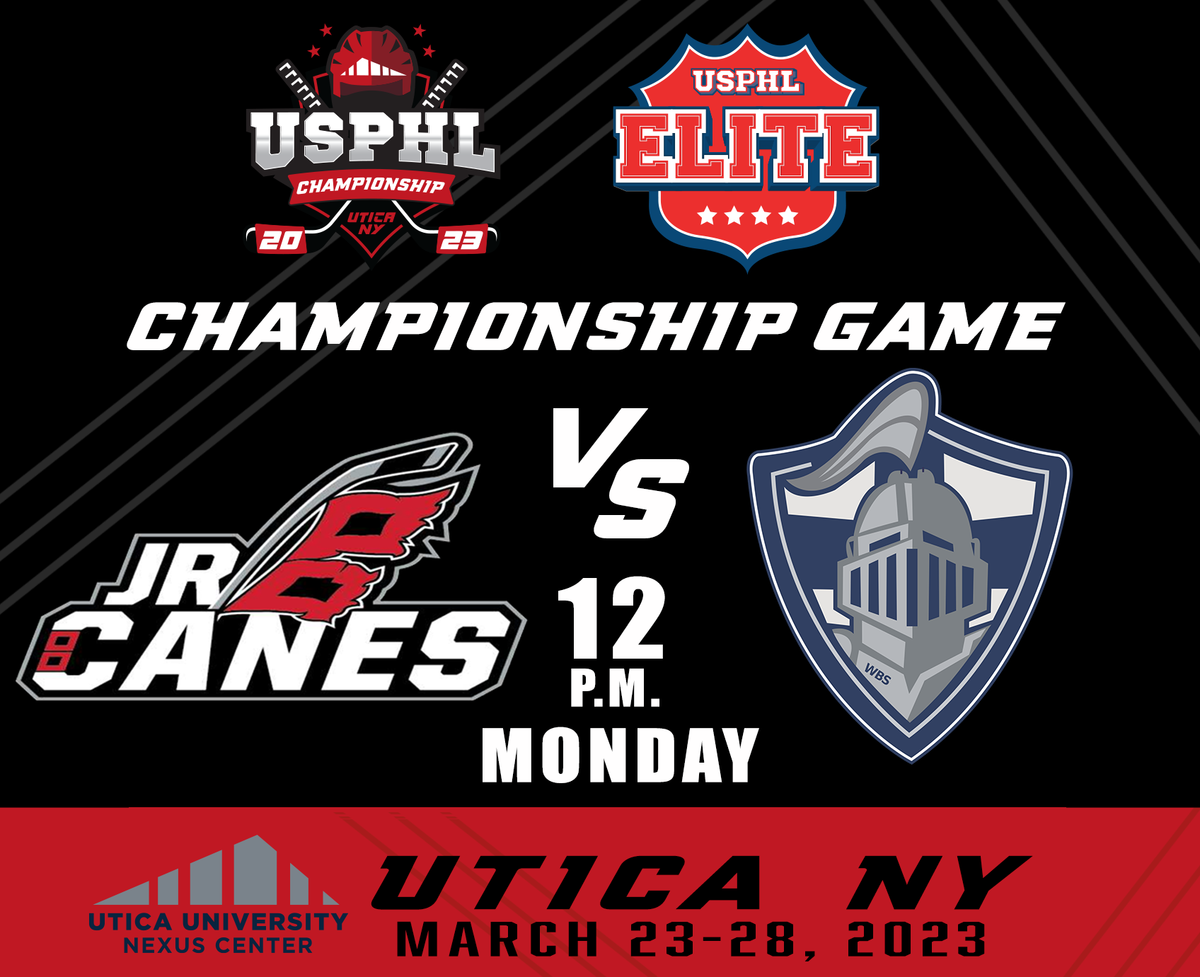 USPHL Elite Final On Monday To Feature WBS Knights vs. Carolina Jr. Hurricanes