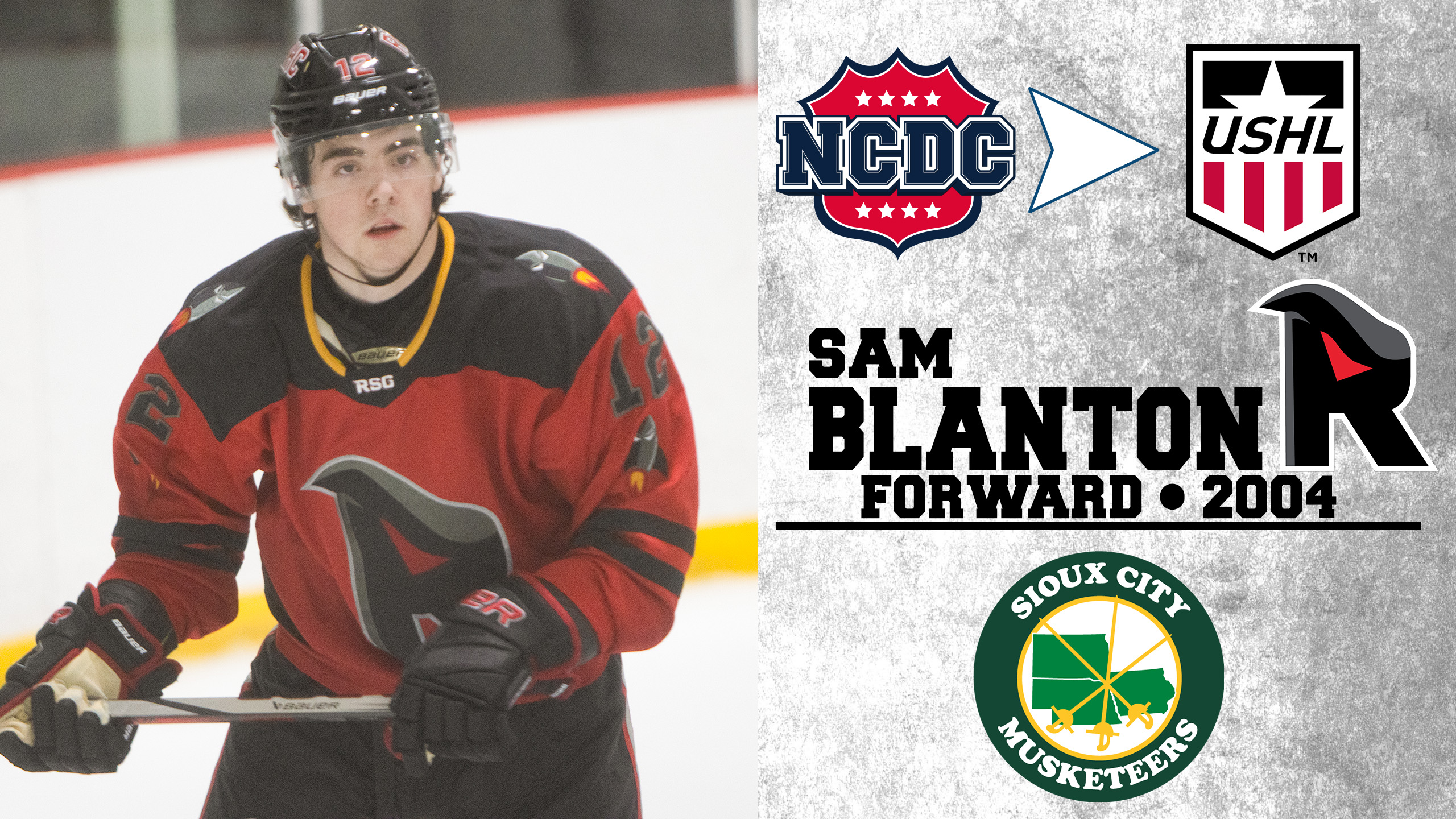 NCDC To USHL Advancement: Rockets Hockey Club’s Blanton Joins Sioux City, Will Make Game Debut Tuesday