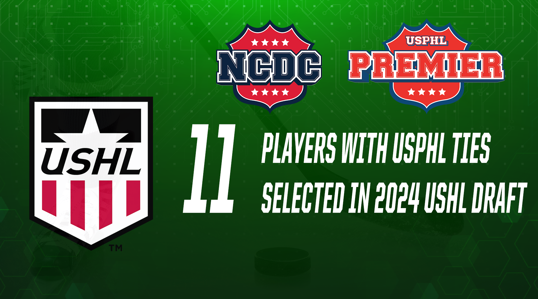 Eleven Players With NCDC, USPHL Ties Selected In USHL Phase II Entry Draft